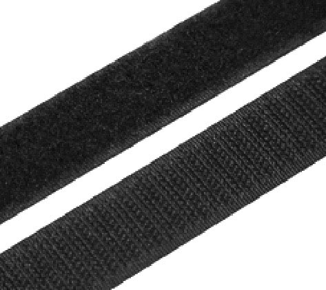 autoagrippant noir en bande autocollante 20mm x 25 m x 2 - Velcro  autocollant noir - Scratch autocollant noir - Livraison gratuite