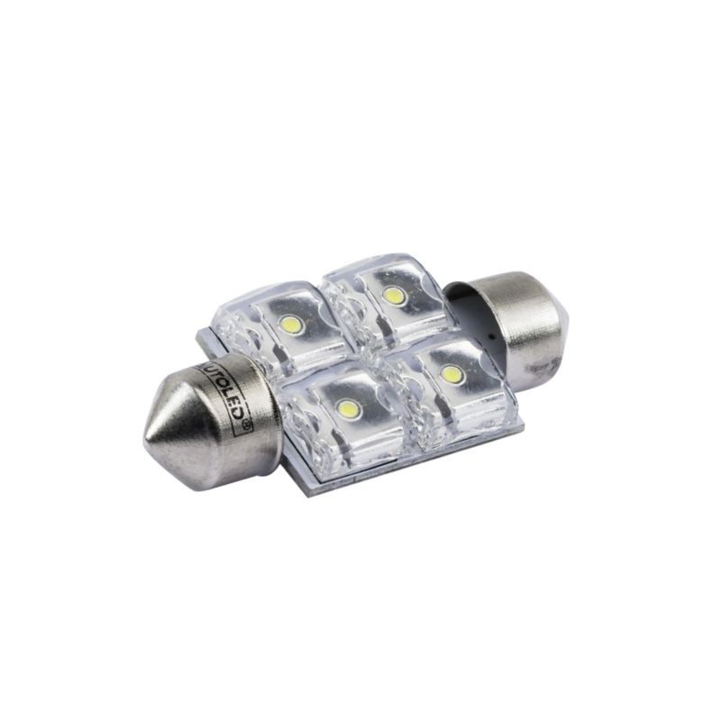 Ampoule AUTOLED Navette 39mm 4 LED C5W SMD 12V STYLE XENON