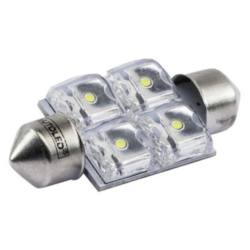 Ampoule AUTOLED Navette 36mm 4 LED C5W SMD 12V STYLE XENON