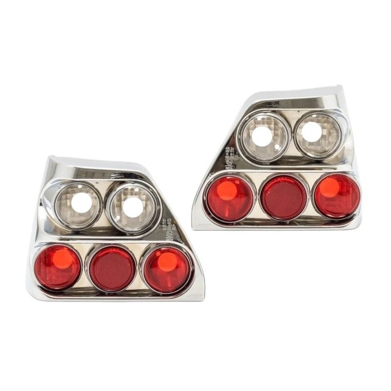 PAIRE  Feux arrière CHROME LEXUS pour VOLKSWAGEN GOLF 83 - 91
