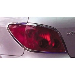 CONTOURS FEUX ARRIERES CHROME DROIT & GAUCHE  POUR PEUGEOT 307