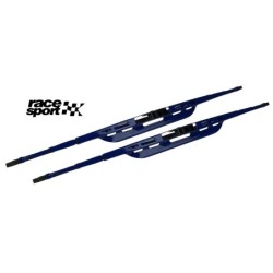 2 Essuie glace  acier galvanisé BLEU RACE SPORT 20 510mm"