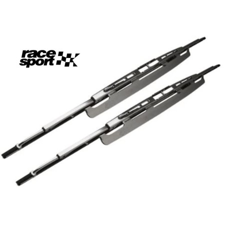 2 Essuie glace  acier galvanisé  ARGENT RACE SPORT 21 530mm"