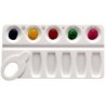 Palette pour Peinture en Plastique Blanc RECTANGULAIRE 20x11 cm