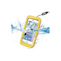 Étui de protection étanche WATERPROOF silicone jaune pour Apple iPhone