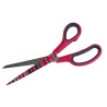 Ciseaux multi-usages couture fantaisie antidérapants 21 cm ROUGE CREA