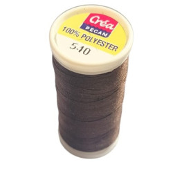2 BOBINES FIL 200M polyester MARRON 540  tous textiles a main ou machi