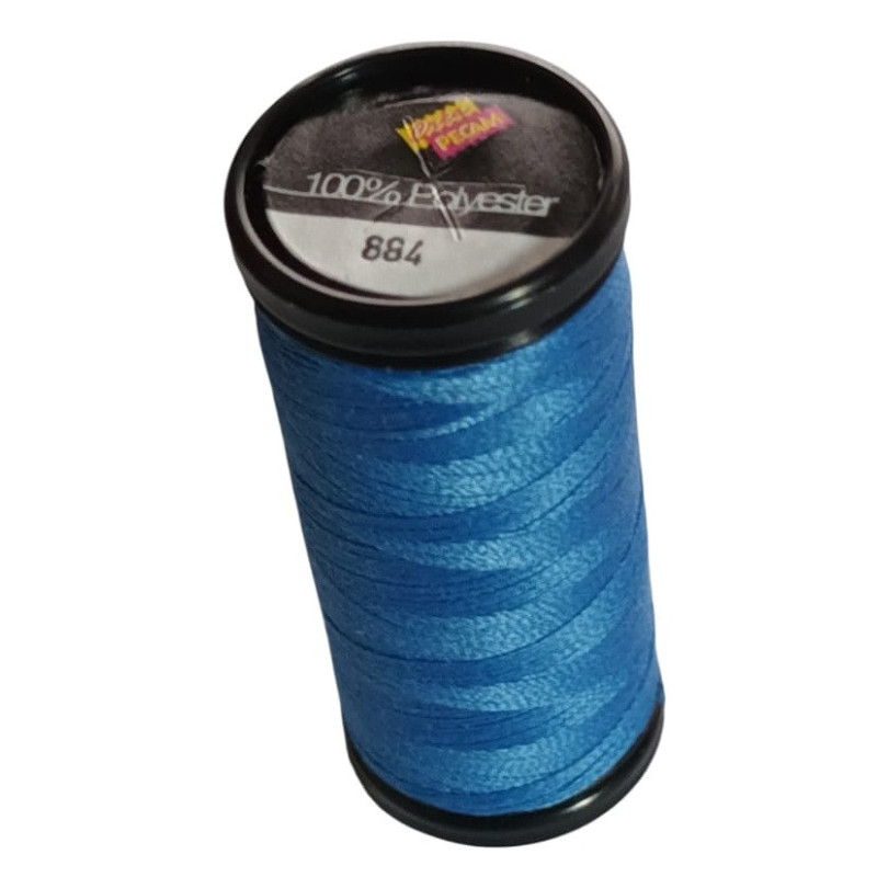 BOBINES FIL 200M polyester BLEU ETANDARD (834) tous textiles a main ou