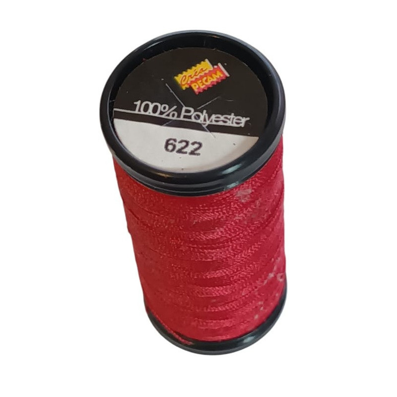BOBINES FIL 200M polyester ROUGE GRENADE (622)  tous textiles a main o
