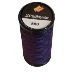 BOBINES FIL 200M polyester VIOLET (886) textiles a main ou machine CRE