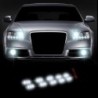 2 Bandes Flexible Eclairage  blanc 15 led SMD 5050 3W puissance 2x20W LOOK XENON