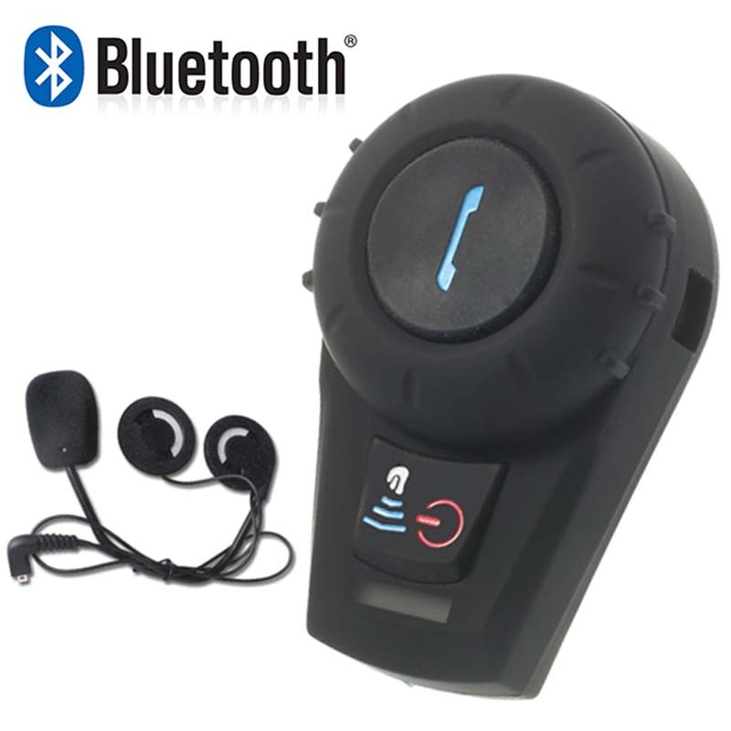 KIT MAIN LIBRE MOTO Casque Bluetooth Intercom BT 500M - BAZAAR DISCOUNT