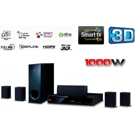 Lecteur Blu-Ray 3D Home-cinéma 5.1 LG BH6230S SMART TV 1000W